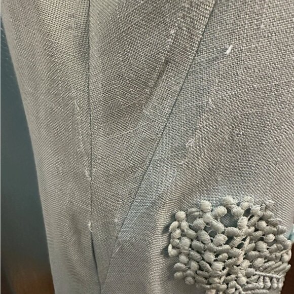 Vintage Henry Lee Light Blue Embellished Party Dress 1960's Size Small - Picture 3 of 9